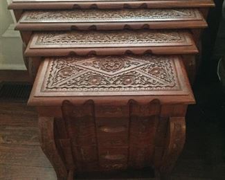 Nesting Asian Table Set