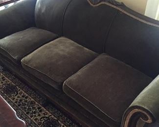 Vintage Rolled Arm Sofa