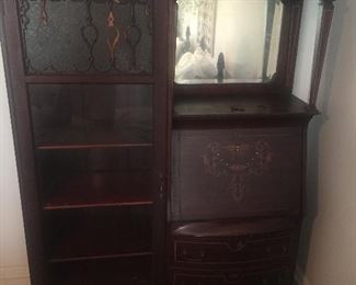 Vintage Mirrored Secretary