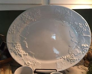 Large White Platter (Made in Italy)
