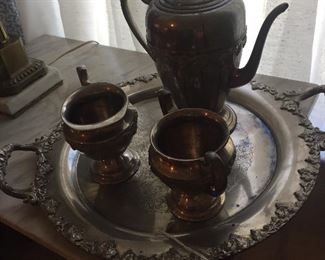 Silver Plate Tea Service