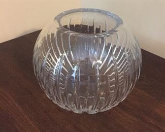 Rogaska Crystal Rose Bowl