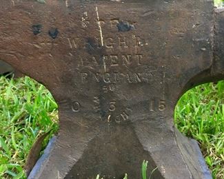 Antique Peter Wright Blacksmith Anvil