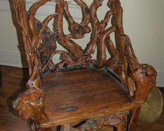 Cypress chair details