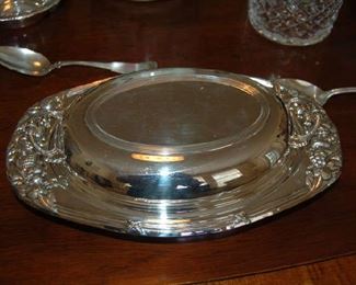 Silver plate serving pieces