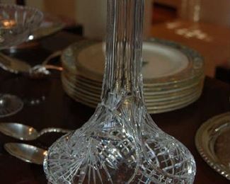 Cut-glass decanter