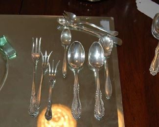 Sterling silver serving spoons