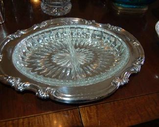 Silver plate wine coaster