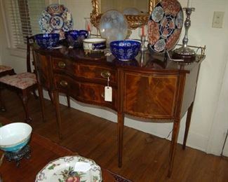Henkle Harris Virginia Galleries serpentine sideboard