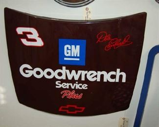 NASCAR car hood