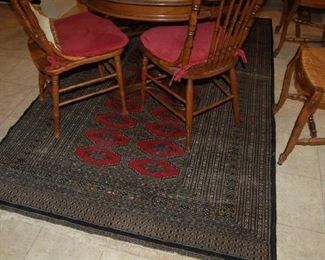 One of several area rugs