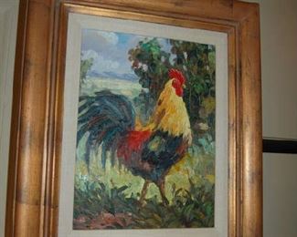 Rooster painting