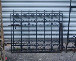 Iron fencing