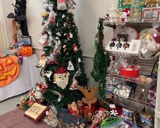 Tree adorned with ornaments