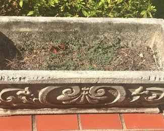 One of a pair of planters