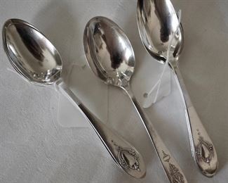 Sterling spoons