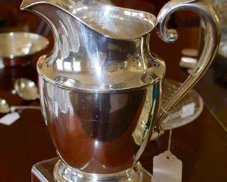 Wallace sterling water pitcher