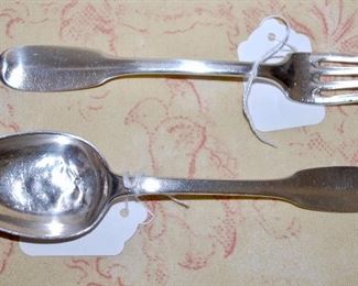 Enos Reeves fork and spoon