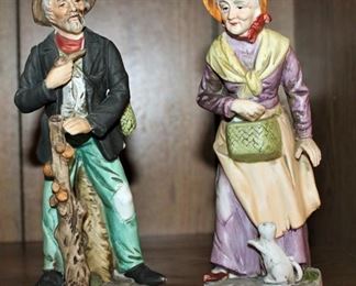 Numbered porcelain figurines are full of fabulous detail.