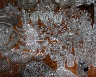 Large collection of fabulous lead crystal.