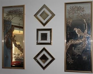 Oriental themed mirrors!