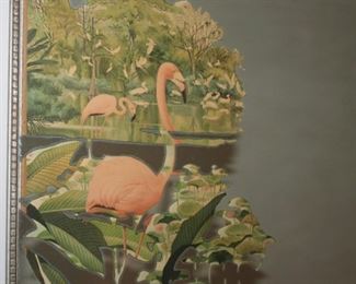 Pink Flamingo's cu Mirror