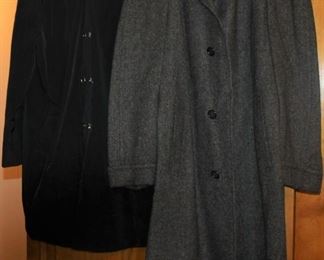 Overcoats for sale.