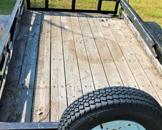 Large Utility Trailer Bed