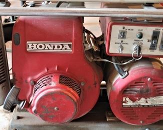 Honda Generator Close Up
