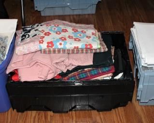 Tubs and Tubs of Custom Fabric