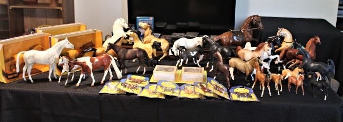 Breyer and Peter Stone  Horse Collection.  Wonderful!!