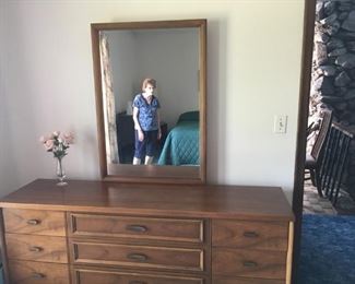 . . . a nice retro dresser w/mirror