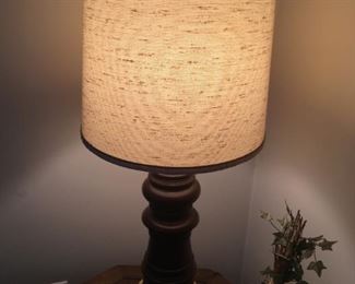 . . . one of several nice lamps.  This one has a wood base and has a match.