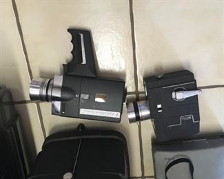 . . . more 8 mm movie cameras -- these are very collectible right now!