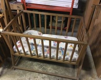 . . . a hand made crib