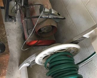 . . . a bullet heater and hose caddy