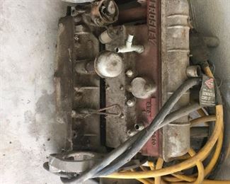 . . . an old Crosley engine -- what a find! (1950's)