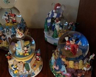 Disney snow globes