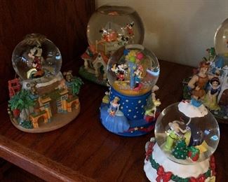 Disney snow globes