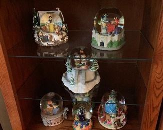 Disney snow globes