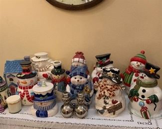 Snowman collectible cookie jars