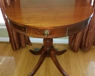 Antique Drum Top Table