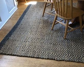 Cooper Zig  Zag Natural fiber rug from Pottery Barn 8' x 10' asking $290 like new