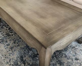 Coffee table - gray tone 31.5"w x 49"l x 18"h asking $220