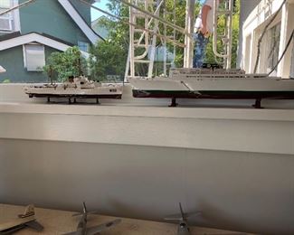 models of  boats and planes for sale