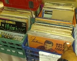 Record LPs, Latin, Funk like, Blues, Rock RnB 