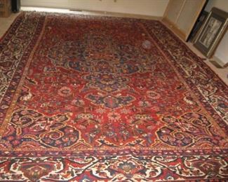 11'2" X 17'8" wool hand knotted rug