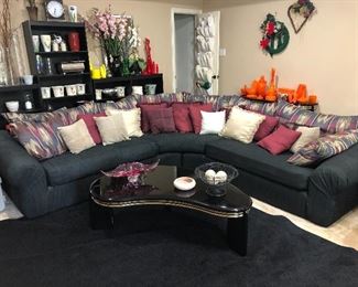 Coffee table and sectional