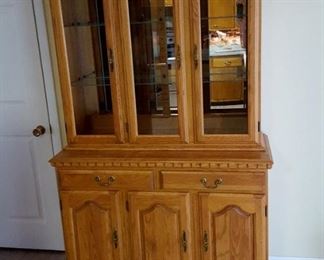 Great two piece hutch - check out our Pinterest page for ideas!