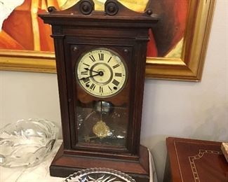 Antique Seth Thomas clock.